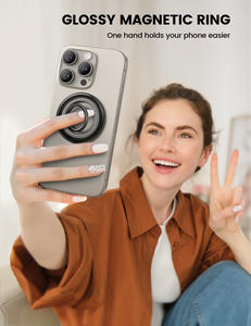 Soporte de Anillo Decorativo <span class=keywords><strong>para</strong></span> Teléfono Lamicall STRR02, Agarre Magnético, Rotación de 360°, Soporte con Cristales Brillantes, Base con Diamantes <span class=keywords><strong>para</strong></span> <span class=keywords><strong>Chicas</strong></span> - Product Image 2