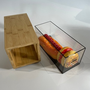 Custom Design Acrylic <b>Bakery</b> Display <b>Box</b> Window Easy Assembly for Fruits Holder - Product Image 3