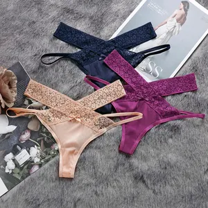 Bragas De Algodon De Mujer Mujeres Sexy Bragas De Encaje <span class=keywords><strong>Tangas</strong></span> Ropa Interior De Mujer - Product Image 1