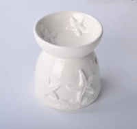 Cadeaux décoratifs pour la maison Aroma Essential Warmer Aromatic Fragrance lampe pour parfum Wax Melt Burners Tealight holder Brûleur à huile en céramique