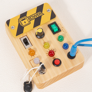 Многофункциональная креативная деревянная панель для сенсорной активности - Product Image 6