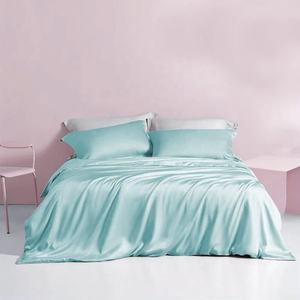 Ensemble de draps en <span class=keywords><strong>soie</strong></span> 100% comprenant une <span class=keywords><strong>taie</strong></span> d'oreiller, une housse de couette et une <span class=keywords><strong>taie</strong></span> d'oreiller - Product Image 6