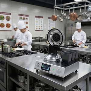 Robot de cuisson automatique T-Chef en acier inoxydable 304 5KW à économie d'énergie avec écran tactile pour restaurants à service rapide (QSR) - Contrô<span class=keywords><strong>le</strong></span> de la température - Product Image 1