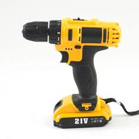 Perceuse visseuse sans fil 21V au lithium Batteries électriques Perceuse sans fil Perceuse à percussion sans brosse