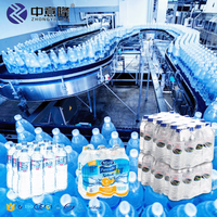 Peralatan pembuat air minum botol otomatis penuh/mesin pembotolan air murni/air mineral mengisi produk tanaman harga