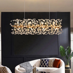 Keli Dandelion Design creativo lampadari <span class=keywords><strong>di</strong></span> cristallo moderno LED nordico casa da pranzo luci a sospensione illuminazione decorativa - Product Image 3