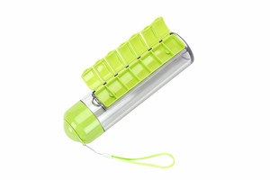 Leakproof Design 2 In 1 Travel Water Bottle With Pill Organizer BPA Free Outdoor Sport Water Bottle With 7 Day Pill Storage Box - Product Image 4