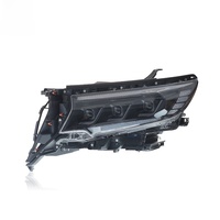 Ensemble de phares LED Toyota Prado J150 18-23 avec lentille de projecteur, feux de jour et clignotants séquentiels