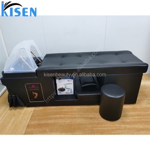 Table de lavage capillaire Kisen personnalisée pour spa aquatique, lit de massage thaïlandais pour salon de coiffure avec système de circulation d'eau - Product Image 6