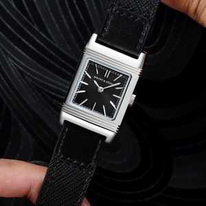Reloj de Mujer 2025 con Caja Cuadrada Reversible, Correa de Cuero Genuino Marrón Unisex, Cristal de Zafiro, Resistente al Agua 50M, Reloj de Moda - Product Image 5