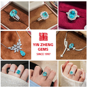 Pietre Preziose Paraiba Sintetiche Taglio Ovale, Pietre YAG di Piccole Dimensioni di Alta Qualità per Gioielli e Creazione di Anelli Regalo - Product Image 6