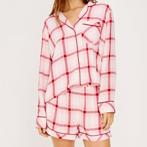 Set <span class=keywords><strong>Pigiama</strong></span> Corto in Cotone per <span class=keywords><strong>Donna</strong></span>, Morbido e Confortevole, Abbigliamento Casual da Casa - Product Image 6