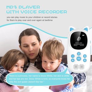 Lecteur de musique numérique pour enfants avec <span class=keywords><strong>radio</strong></span> FM 5.3, portable, MP3, dessin animé, écran TFT en plastique intégré pour l'apprentissage précoce des enfants - Product Image 4