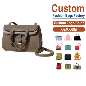 Bolso de cuero gris oscuro con capa superior de TC, hebilla metálica, bandolera, bolso casual, personalización en pequeños lotes - Product Image 1