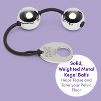 Boules de plaisir en argent Inner Goddess, boules d'exercice SM Kegel, plug anal long pour femmes et hommes