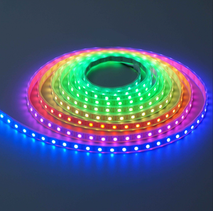 Tira de LED RGB con Control por Aplicación Bluetooth, 24 V, IP65, Resistente al Agua, 14 W/M, Luz Regulable para Proyectos de Paisajismo Exterior - Product Image 1