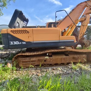 Excavatrice utilisée bien-préservée Les excavatrices HYUNDAI 330LC-9S de Hyundai de 33 tonnes ont employé Hyundai original en vente - Product Image 2