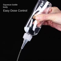Bouteille compressible anti-lumière de haute qualité pour animaux de compagnie, 5-500 ml, pour vernis à ongles ou huile d'olive, avec embout pointu