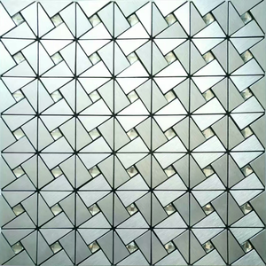 Piastrelle a Mosaico in Alluminio di Alta Qualità, Colori Misti, Piastrelle Autoadesive per Pareti, Paraschizzi per <span class=keywords><strong>Cucina</strong></span> e Bagno - Product Image 3