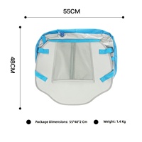 Siège gonflable pour SUP, kayak, planche de surf, paddleboard, canoë, avec tissu Oxford gaufré, léger (1,5 kg)