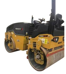 Hot <span class=keywords><strong>Sale</strong></span> 2024 Chinesische SANY STR50C-8K gebrauchte Straßen walze 5 Tonnen Doppels tahl Rad Pflaster walze Sany Vibrations walzen verdichter - Product Image 1