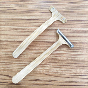 Maquinilla de afeitar para <span class=keywords><strong>hotel</strong></span> con mango de bambú biodegradable sin plástico, 2 cuchillas - Product Image 4
