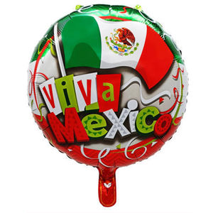 Décorations de fête du Jour de l'Indépendance du Mexique, ballons en feuille d'aluminium <span class=keywords><strong>Viva</strong></span> Mexico pour <span class=keywords><strong>la</strong></span> fête d'anniversaire sur le thème du Jour de l'Indépendance - Product Image 5