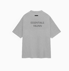 Camiseta Holgada de Manga Corta Essentials <span class=keywords><strong>Fear</strong></span> of God Otoño 24 con Letras sobre Doble Línea, Moda para Parejas, Hombres y Mujeres - Product Image 6