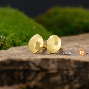 Boucles d'oreilles tendance en acier inoxydable 316L avec placage or PVD, durables et résistantes - Product Image 3
