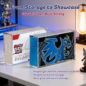 Vente en gros de boîtes de présentation Mega Charizard X EX Ultra Premium Collection, boîte de présentation en acrylique résistante aux UV - Product Image 4