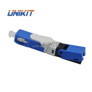 Factory Directly Supply UNIKIT ESC250D SC APC/UPC SM Fiber Optic Quick Connector for FTTH Drop Cable Fiber Optic Fast Connector