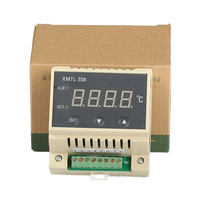 Controlador de Temperatura PID YUYAO CJ XMTL-308 de 35 mm, Estándar, Deslizante, Inteligente, de Una Sola Fila, con Pantalla de 4 LED, 85-242 V