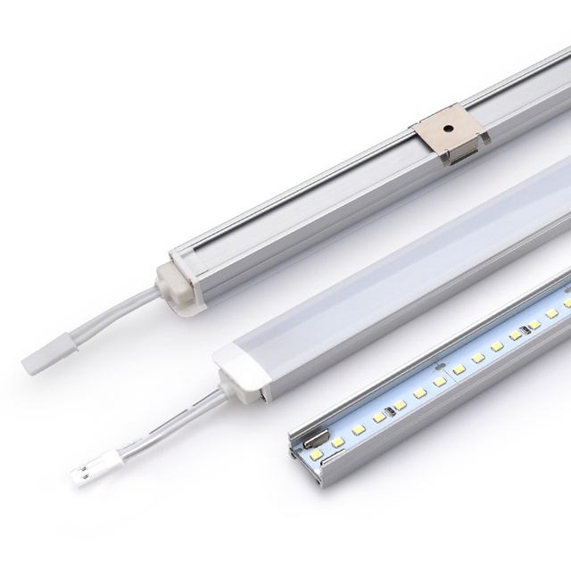 LED Light Rigid Strip Display Cabinet Bar Shelf Magnetic Magnet Clip Surface Recessed Layer 3000K 4000K 6000K Aluminium Profile