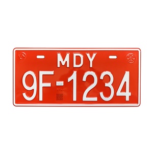 Placa de Matrícula Personalizada para Motocicleta, Placa de Aluminio para Automóvil, <span class=keywords><strong>Mini</strong></span> Placa para Bicicleta Infantil, Placa para Vehículo para Mongolia - Product Image 5
