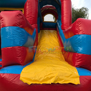 Castillo inflable con tobogán de montaña rusa, combo de brincolín y tobogán, castillos inflables comerciales. - Product Image 4