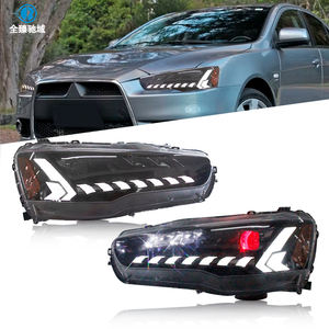 2008-2018 для Mitsubishi <span class=keywords><strong>Lancer</strong></span> EX Модифицированная светодиодная Автомобильная фара в сборе, стиль дьявольского глаза, с поворотным сигналом - Product Image 6