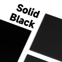 Feuille acrylique solide du noir 5mm, matière première acrylique de Non-transparence, traitement adapté aux besoins du client de feuille de plexiglass,