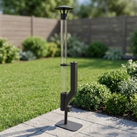 Poêle à granulés de bois en acier inoxydable de haute qualité et durable, chauffage de patio, style moderne, chauffage extérieur pour jardin