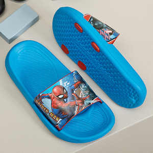 Vendita calda Cool Cartoon Marvel Spider Man pantofole Swim Beach <span class=keywords><strong>sandali</strong></span> antiscivolo all'aperto EVA Home Kids scarpe estive all'ingrosso - Product Image 4