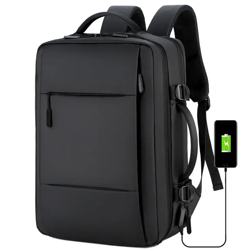 Wholesale Luggage Distributors Fashion Waterproof USB Man Luxury Business Softback Backpacking Laptop Bag Backpack