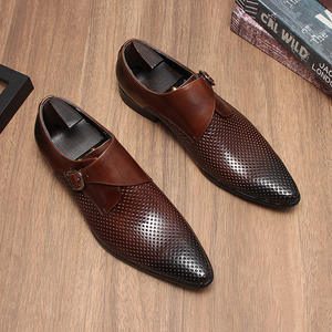 Zapatos de Vestir Formales de Invierno para Hombre, de Alta Calidad, Transpirables, con Cordones, Hechos a Mano, con Diseño de Madera, para Negocios y Bodas - Product Image 1