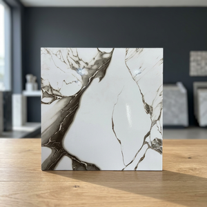 Carreaux de sol en céramique numérique effet métallisé 400x400mm, porcelaine vitrifiée mate pour intérieur et salle de bain - Product Image 5
