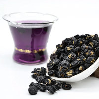 Bayas de Goji Negras de Qinghai al por Mayor, Premium, Tamaño Grande, Alta Calidad, Dulces, con Alto Contenido de Antocianinas para Té