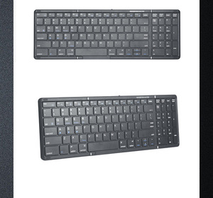 Moda B099 listo para enviar Mini <span class=keywords><strong>teclado</strong></span> plegable BT <span class=keywords><strong>100</strong></span> teclas botón tableta portátil teléfono portátil Oficina <span class=keywords><strong>teclado</strong></span> inalámbrico - Product Image 3
