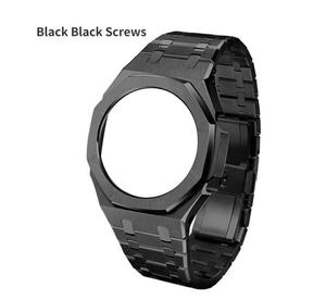 Bracelet de montre de luxe en acier inoxydable pour <span class=keywords><strong>Casioak</strong></span> Mod Kit GA2100 boîtier de lunette à bracelet en métal pour Gshock Mod Kit - Product Image 4