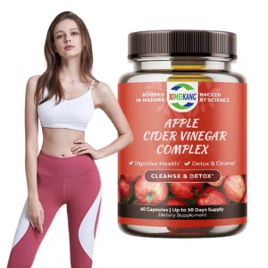 OEM/ODM công thức khoa học Apple Cider Vinegar chiết xuất chế độ ăn uống bổ sung viên nang hỗ trợ tiêu hóa khỏe mạnh và đốt cháy chất béo - Product Image 1