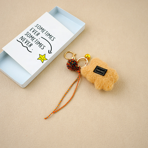 Llavero con Colgante de Osito Estilo INS, Muñeco de Peluche de Dibujos Animados, Adorno para Bolso, Bonito Accesorio Colgante para Niñas, Regalo - Product Image 6