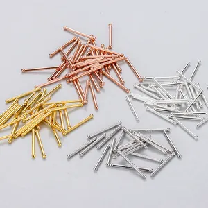 Bestseller Minimalist 999 Sterling Silber Nasen stift Mode 11mm Body Piercing Schmuck Persönlichkeit Nasen stecker