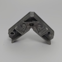 Accessoire de quincaillerie domestique en aluminium moulé sous pression ADC12, durable, moderne, à injection de colle par vis, pour fenêtre à rupture de pont thermique, porte et mur rideau