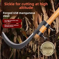 Couteau de jardinage multifonctionnel en acier au manganèse à tête de faucille pour la taille des branches en altitude